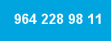 964 228 98 11 964 228 98 11